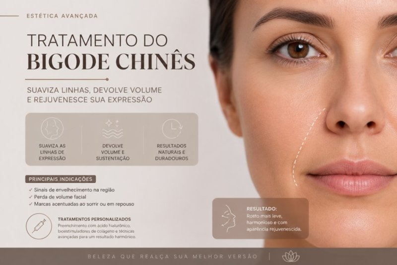 Preenchimento de Bigode Chinês com ácido hialurônico. em SAO PAULO